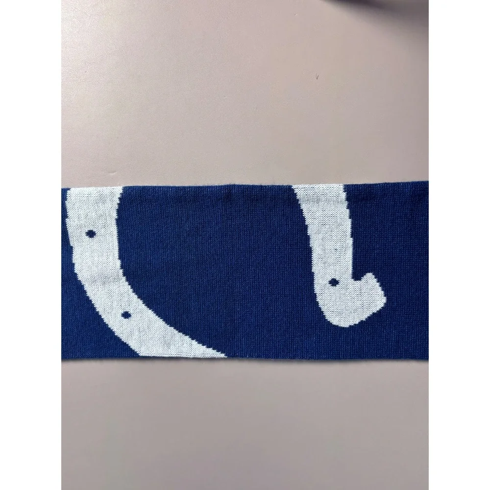 Indianapolis Colts Forever‎ Collectibles Knit Scarf Horseshoe Logo Blue White